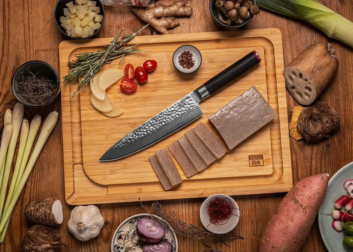 Couteau de chef Gyuto 20 cm KOTAI Pakka Damas