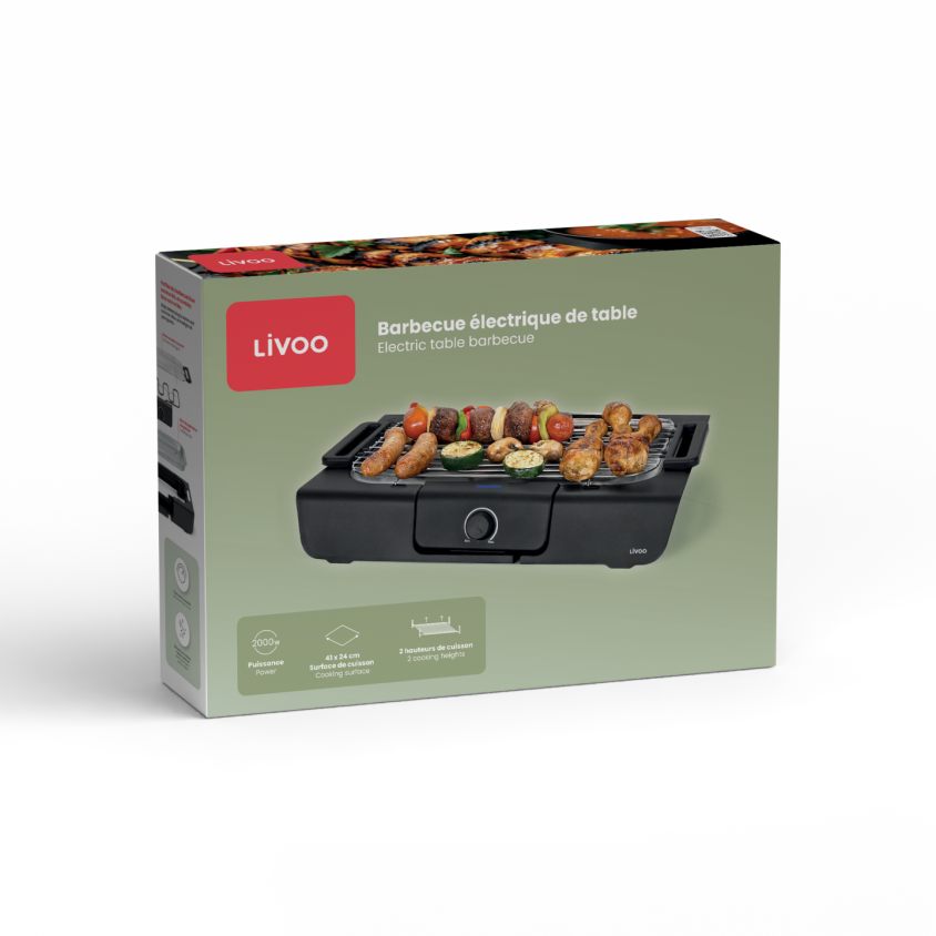 Barbecue électrique de table Livoo