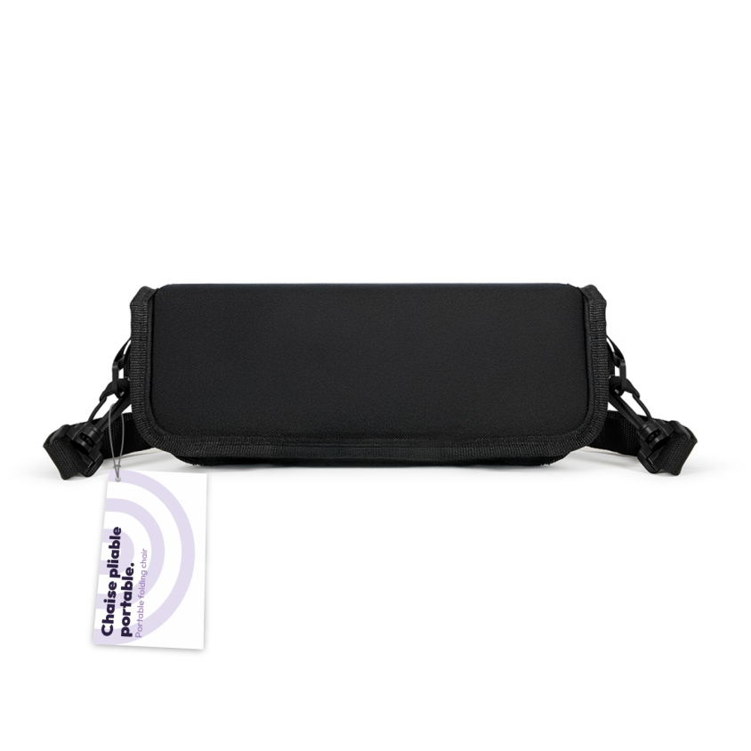 Chaise pliable portable Livoo – noir