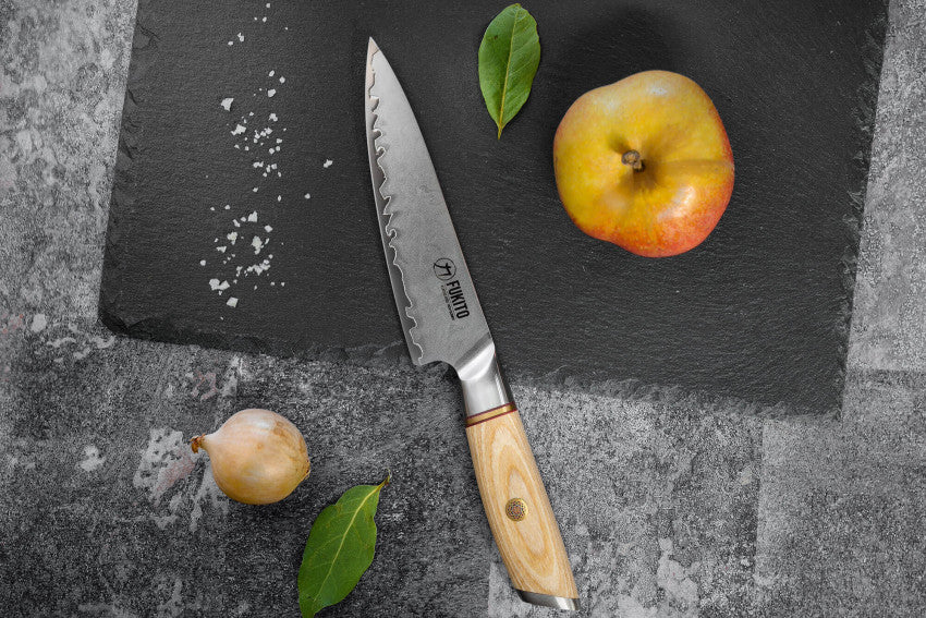 Couteau universel 13 cm Fukito Pakka San Mai