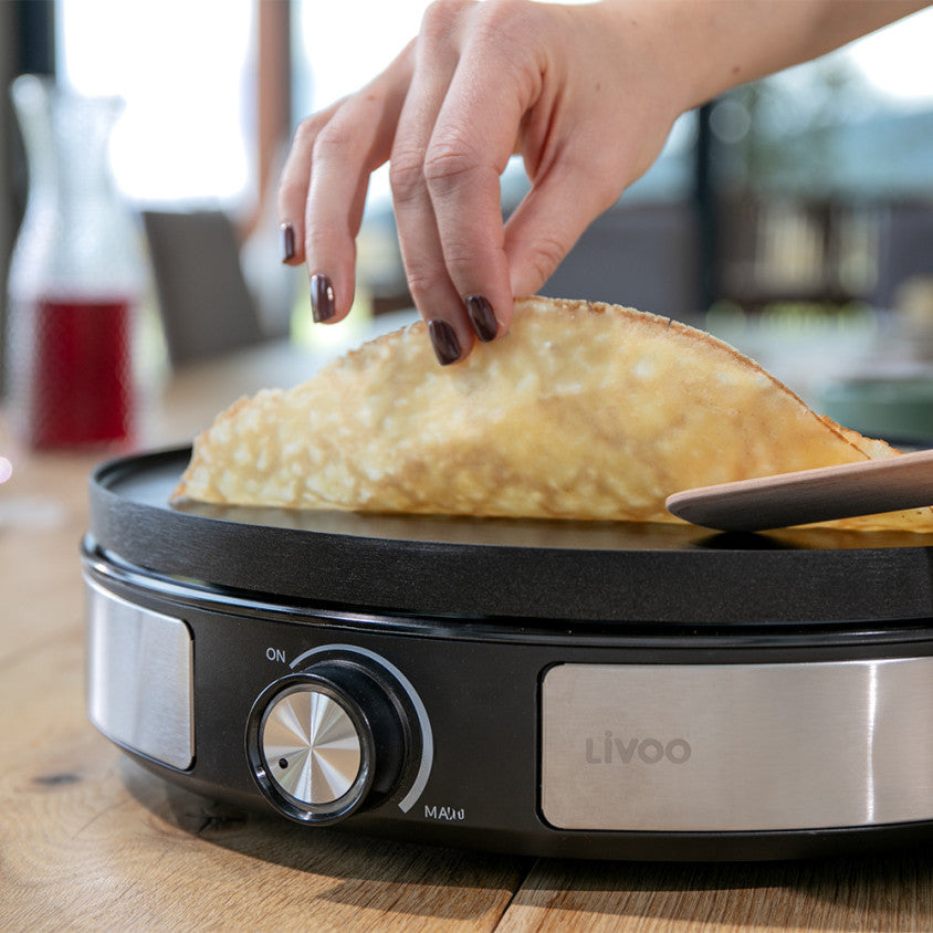 Crêpière réversible Livoo