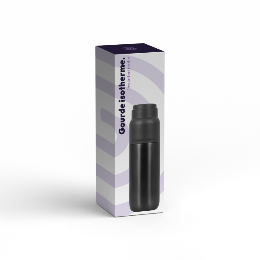Gourde isotherme Livoo – gris