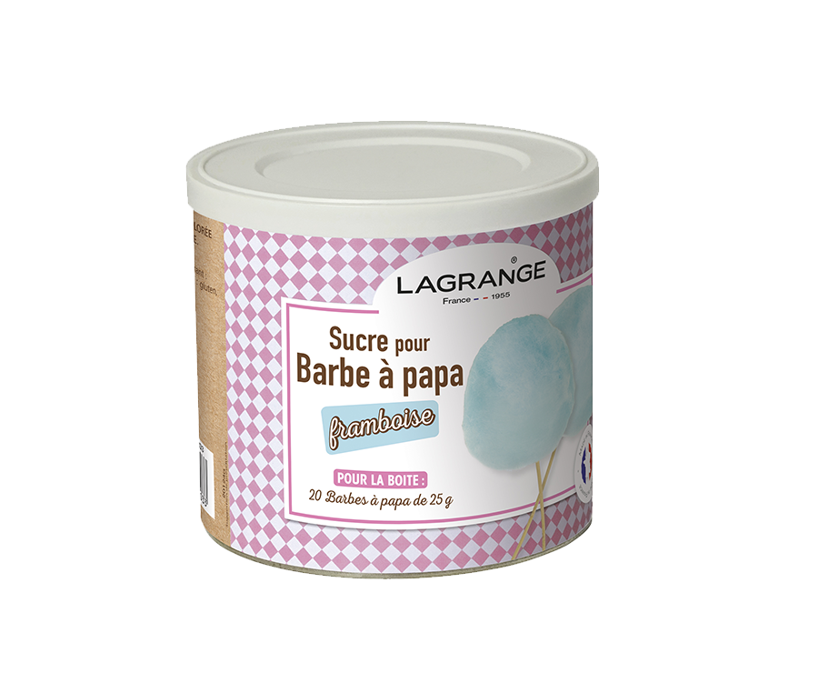 Sucre à barbapapa Framboise LAGRANGE 380008