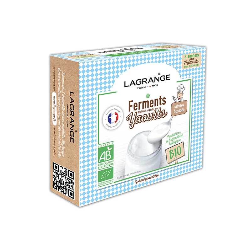 Ferments bio Natures pour yaourt LAGRANGE 385001