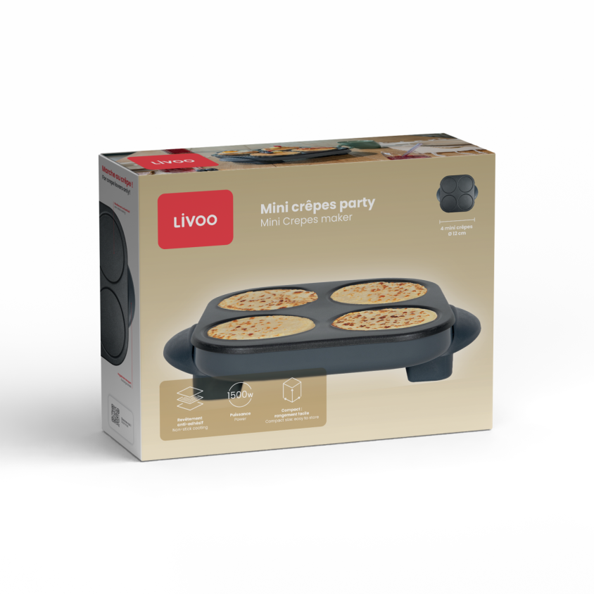 Mini crêpes party Livoo