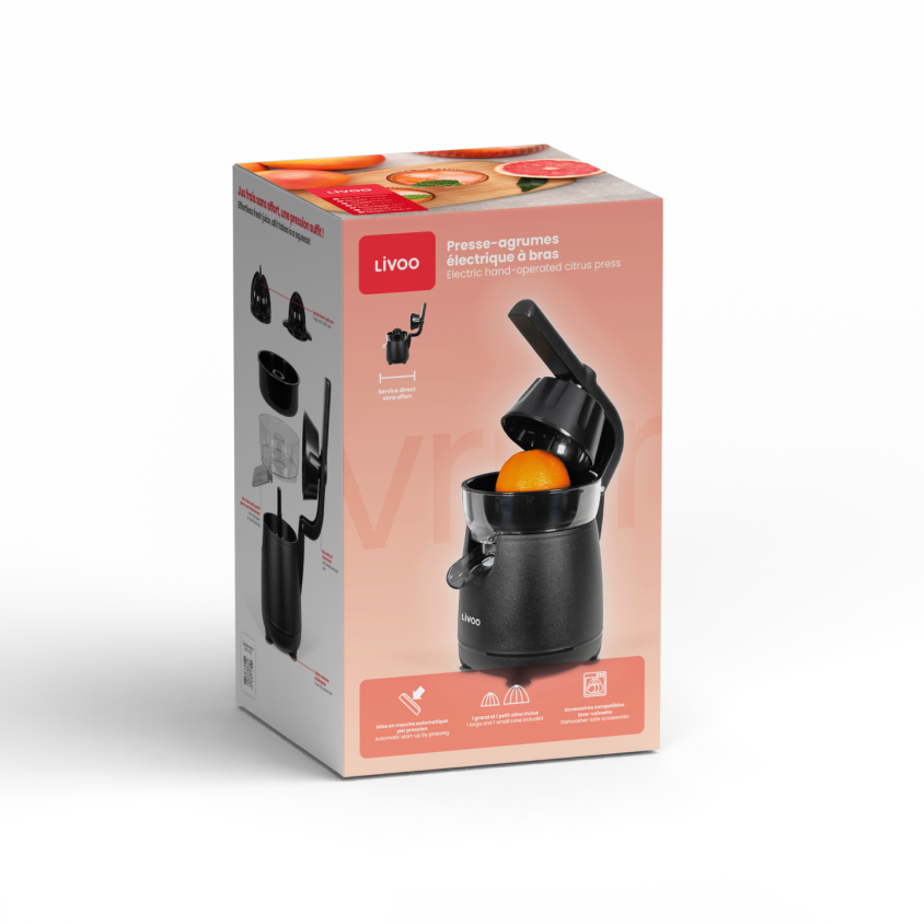 Presse-agrumes électrique à bras Livoo