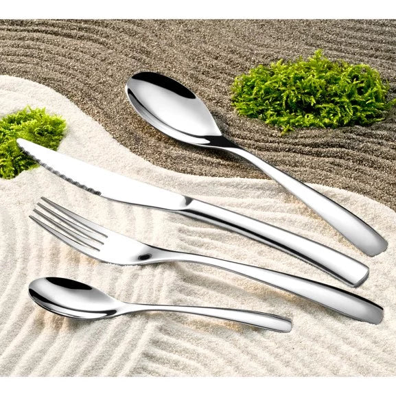Ménagère 24 pièces Adagio - Couverts inox 18/10 design harmonieux et discret - Amefa