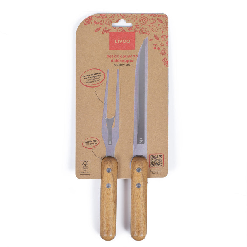 Set de couverts à découper Livoo