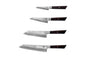 Set complet KOTAI Bunka Damas – 4 couteaux (couteau d'office + Petty + Santoku + Kiritsuke)