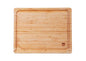 Planche à découper KOTAI en bambou avec rigole et réservoir à jus – 40 x 30 x 2 cm