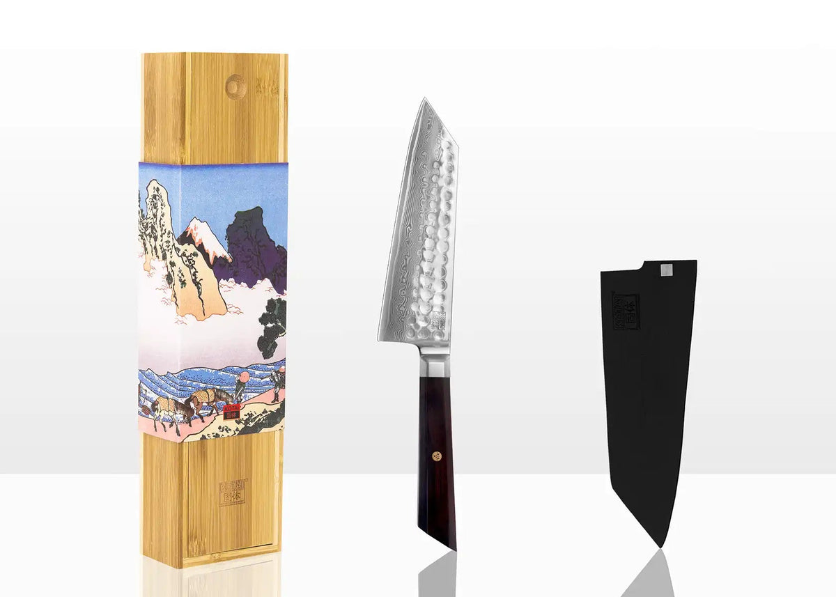 Couteau Santoku 17 cm KOTAI Bunka Damas