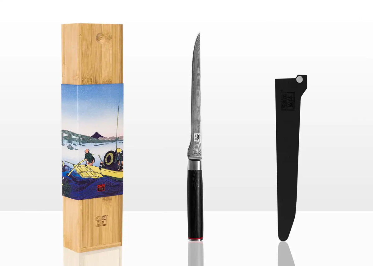 Couteau à filet de sole 20 cm KOTAI Pakka Damas