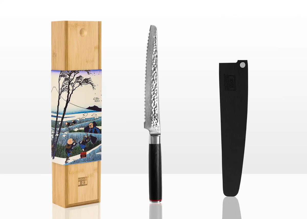 Couteau à pain 20 cm KOTAI Pakka Damas