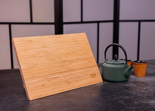 Porte-couteaux magnétique KOTAI en bambou pliable – 32 x 22 cm