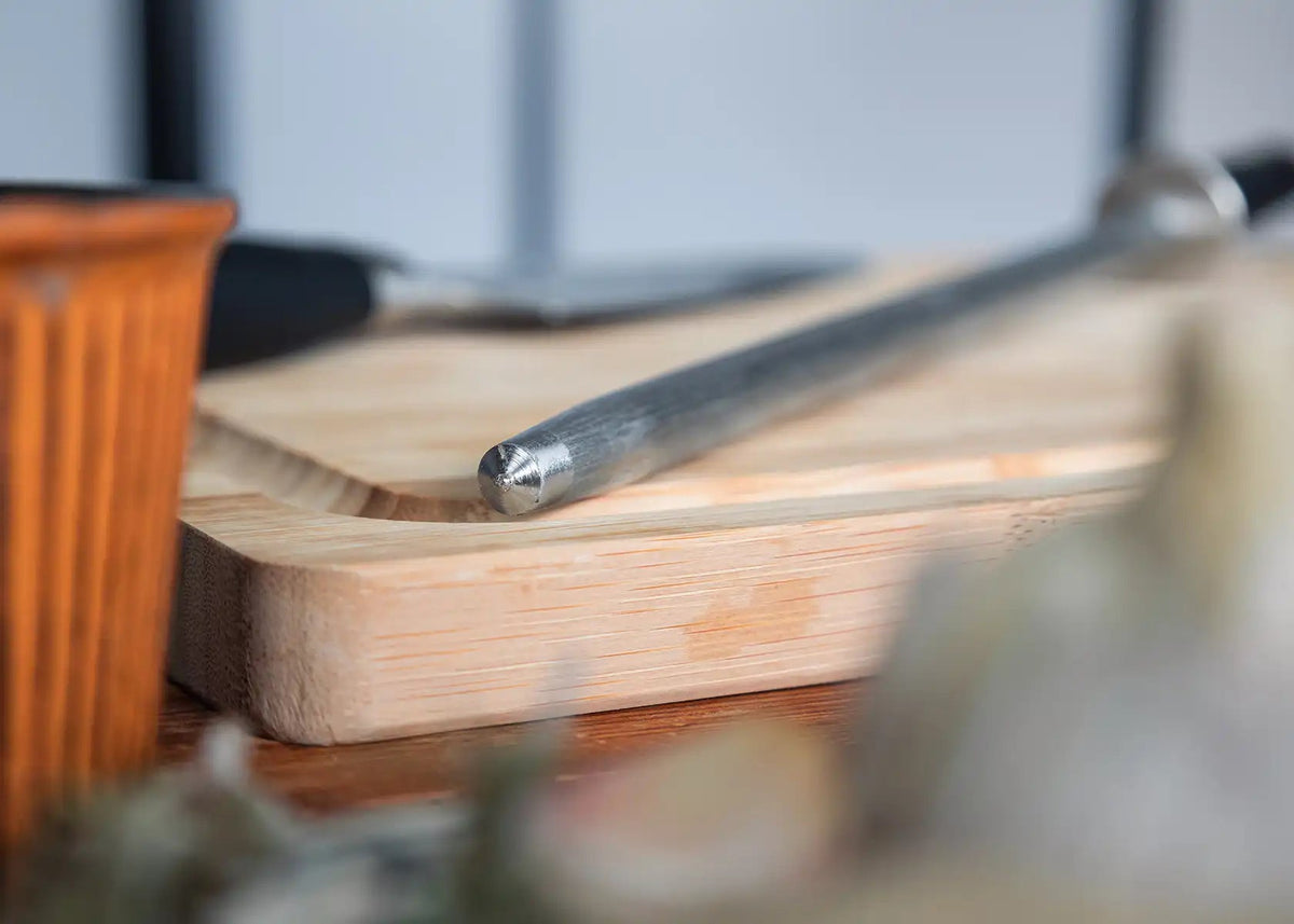 Set complet Deluxe 8 pièces KOTAI Bunka Damas – 4 couteaux (couteau d'office + Petty + Santoku + Kiritsuke) et 4 accesso
