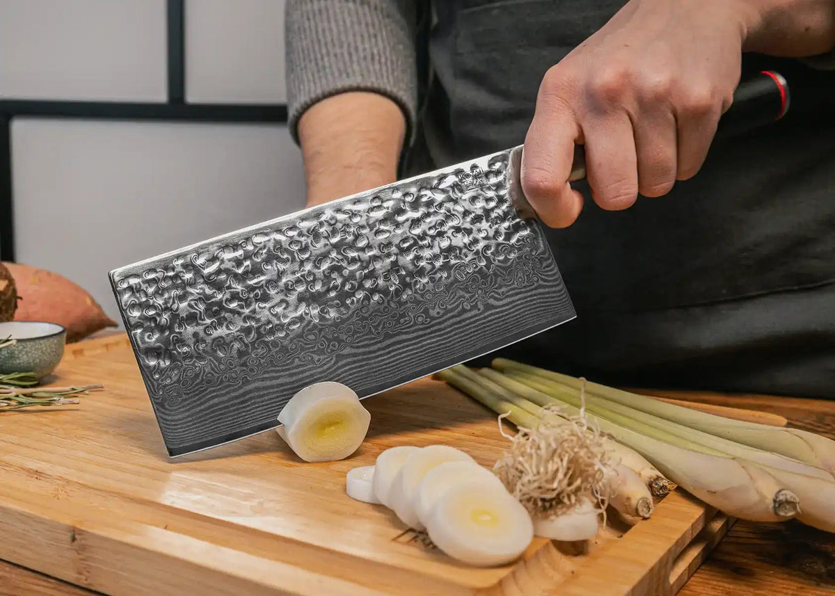 Hachoir japonais 19 cm KOTAI Pakka Damas