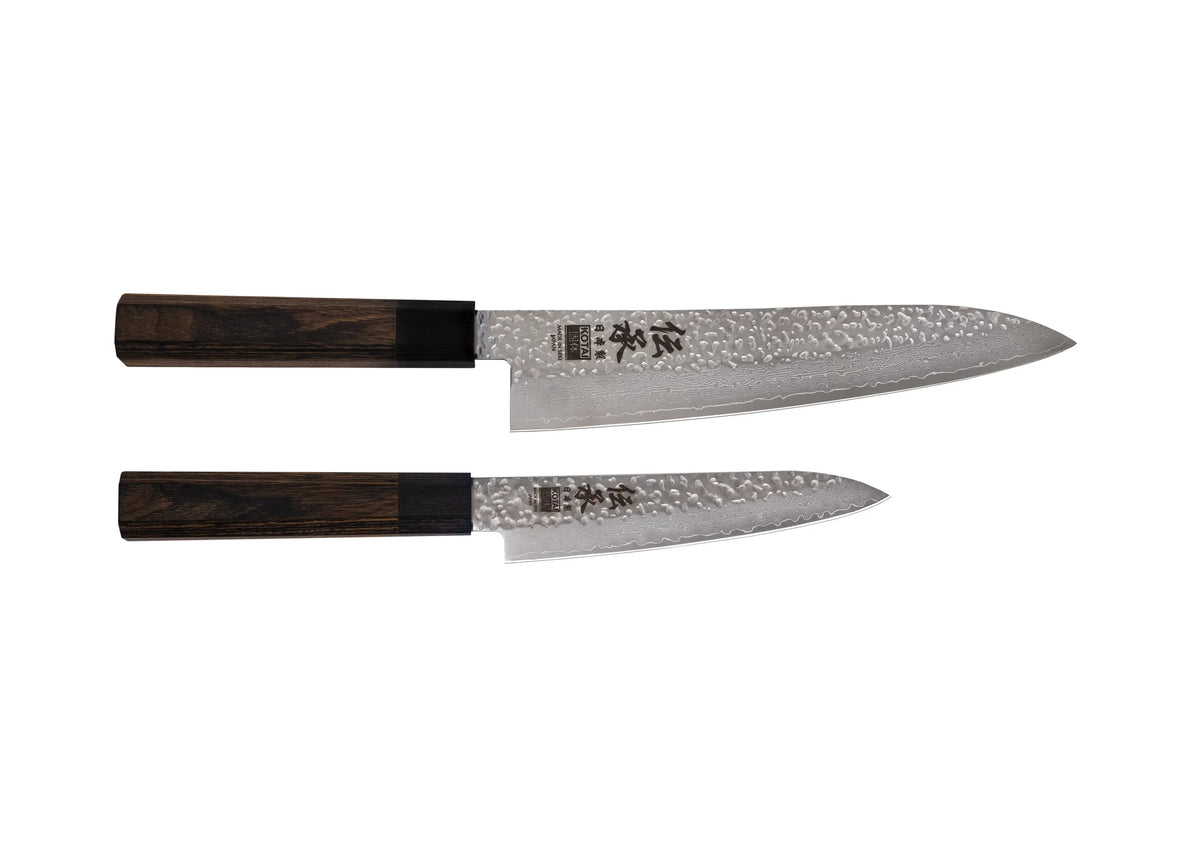 Set de base KOTAI Densho – 2 couteaux (Petty + Gyuto 21 cm)