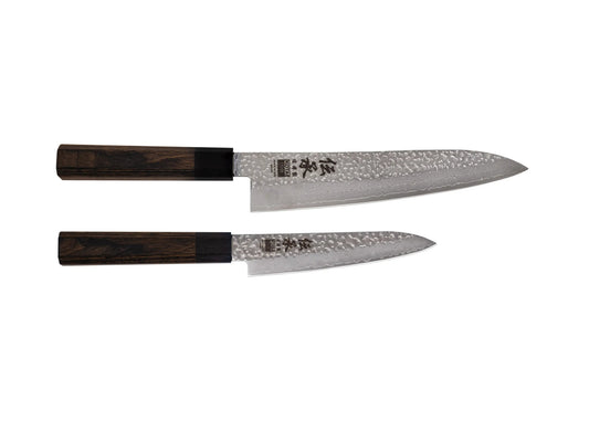 Set de base KOTAI Densho – 2 couteaux (Petty + Gyuto 21 cm)