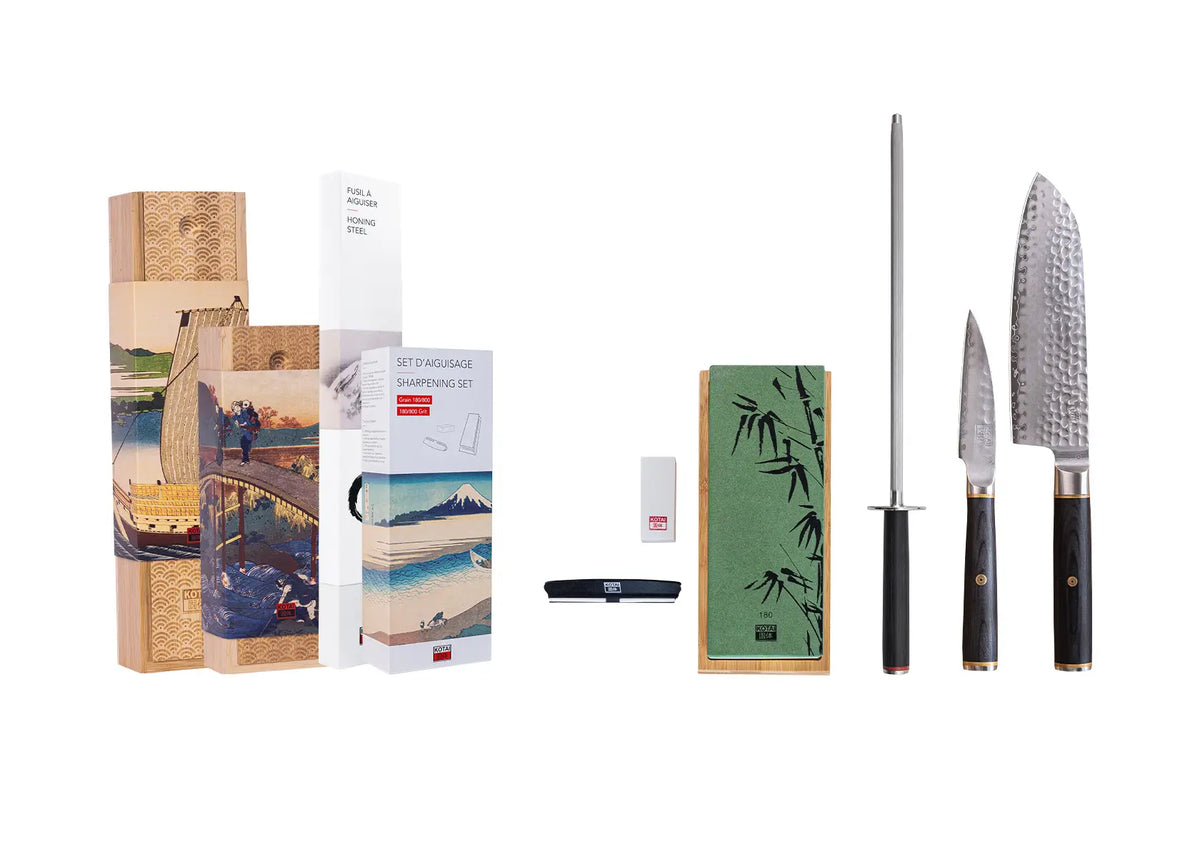 Set de Base Deluxe KOTAI Pakka San-Mai 4 pièces – photo 8