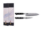 Set de base KOTAI Hashi Damas – 2 couteaux (office 9 cm + santoku 18 cm)