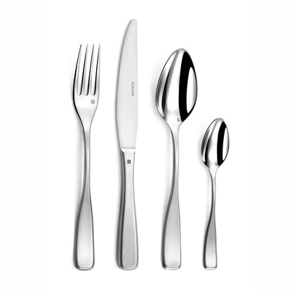 Couzon Millenium Ménagère 24 pièces en coffret long – inox satiné 18/10