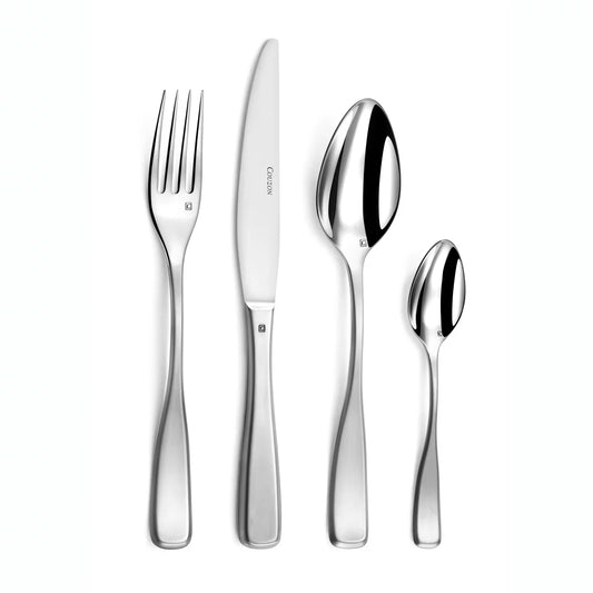 Couzon Millenium Ménagère 24 pièces en coffret long – inox satiné 18/10