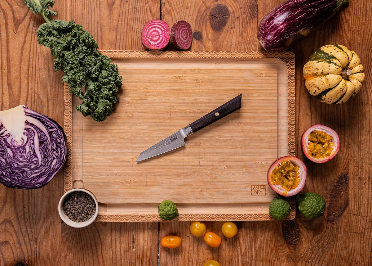 Set de base KOTAI Bunka – 2 couteaux (couteau d'office + Santoku)