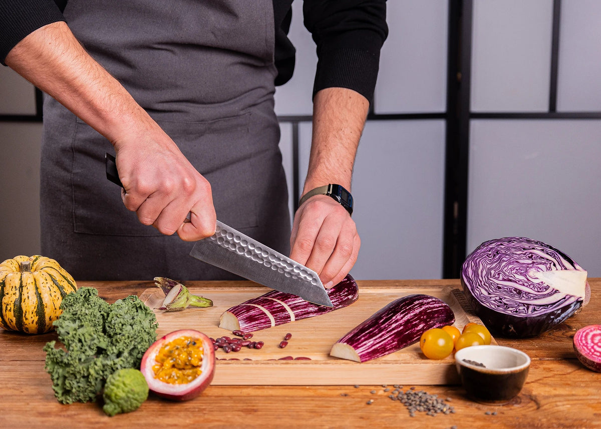 Set complet KOTAI Bunka – 4 couteaux (couteau d'office + Petty + Santoku + Kiritsuke)
