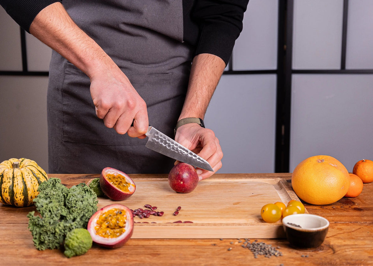 Set complet KOTAI Bunka – 4 couteaux (couteau d'office + Petty + Santoku + Kiritsuke)