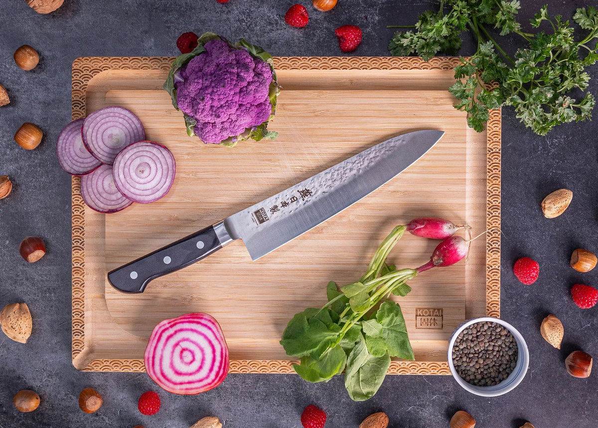 Set complet Deluxe 11 pièces KOTAI Tsubame – 6 couteaux (couteau d'office + Petty + Santoku + Gyuto + Santoku Bunka + Ki