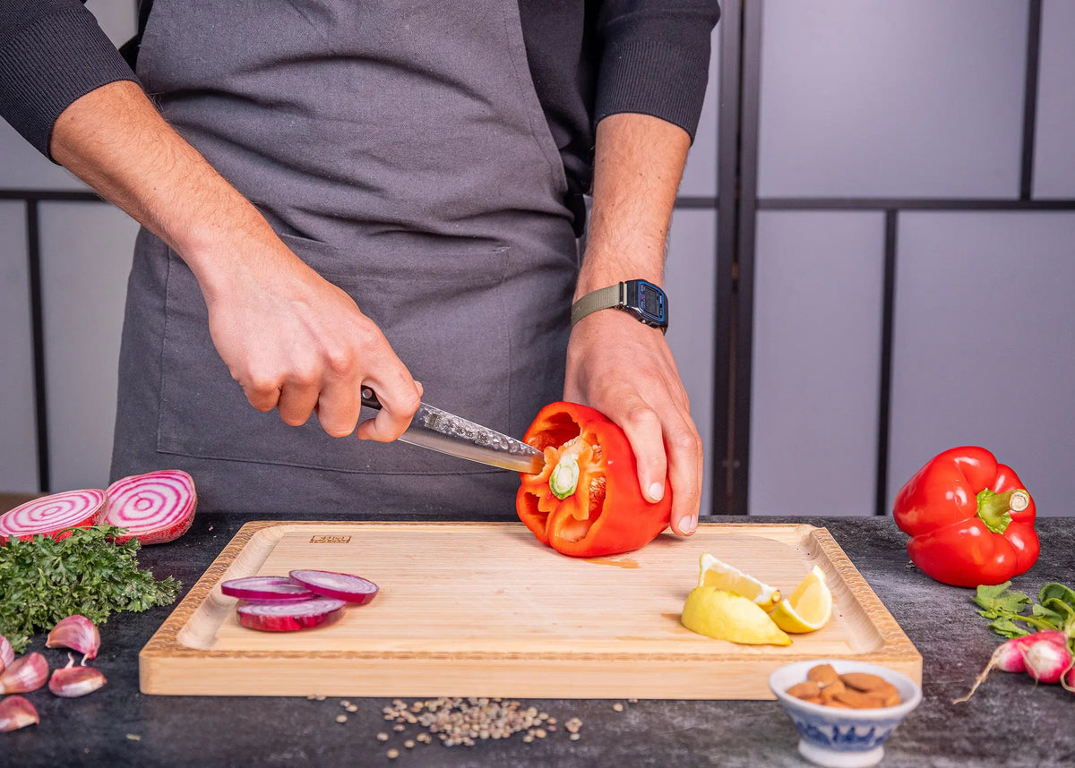 Set complet Nomade 8 pièces KOTAI Tsubame – 6 couteaux (couteau d'office + Petty + Santoku + Gyuto + Santoku Bunka + Kir