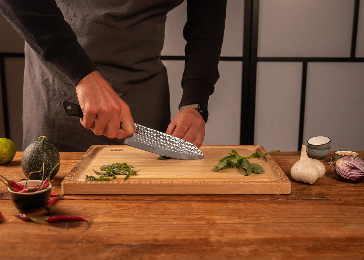Couteau Santoku 16 cm KOTAI Hashi Tsuchime