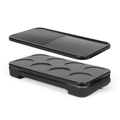 Appareil 2 en 1 crêpière et plancha grill Livoo