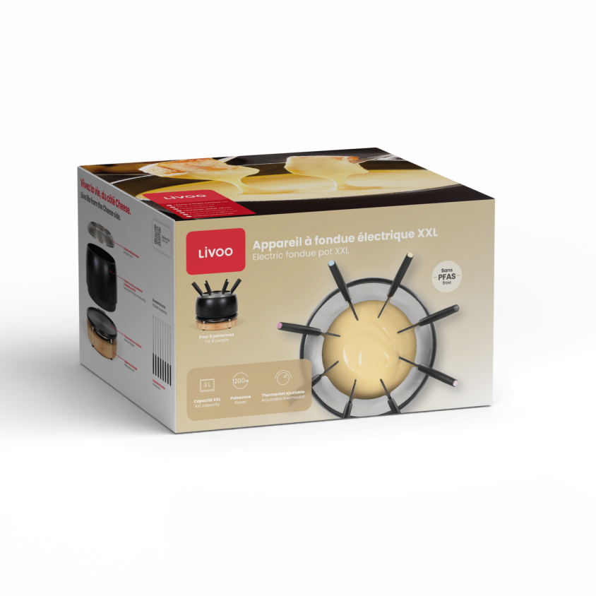 Appareil à fondue électrique XXL Livoo