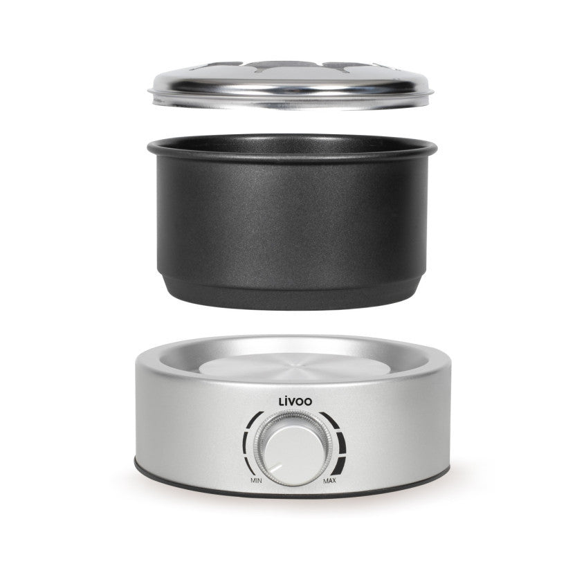 Appareil à fondue électrique Livoo – gris et noir