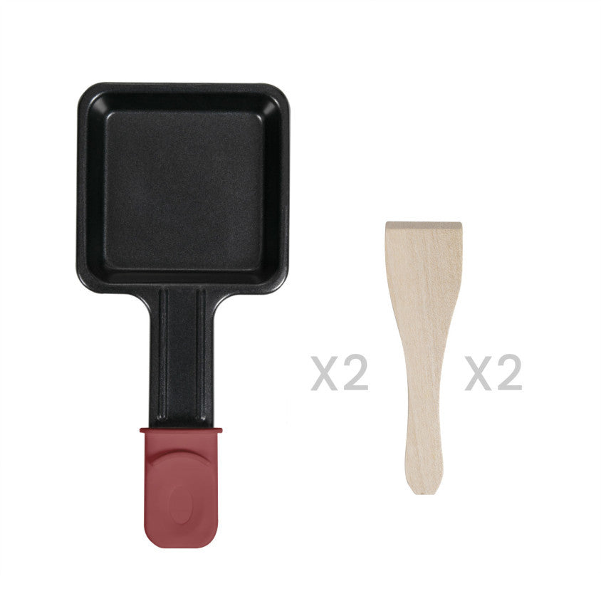 Appareil à raclette 2 personnes Livoo – rouge