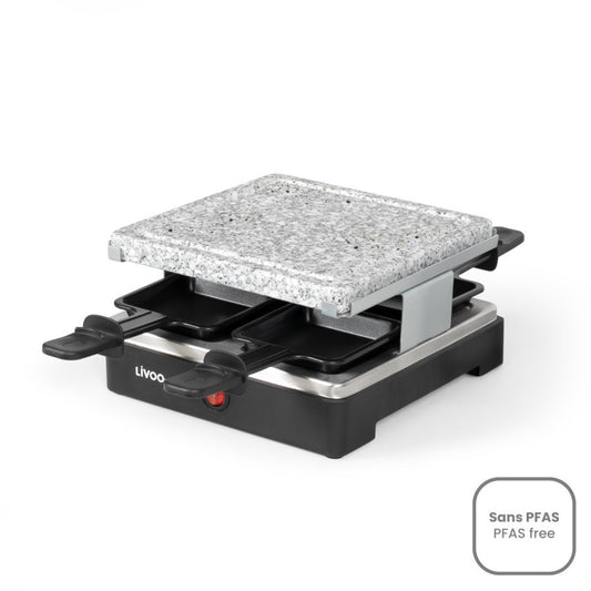 Appareil à raclette 4 personnes Livoo – noir
