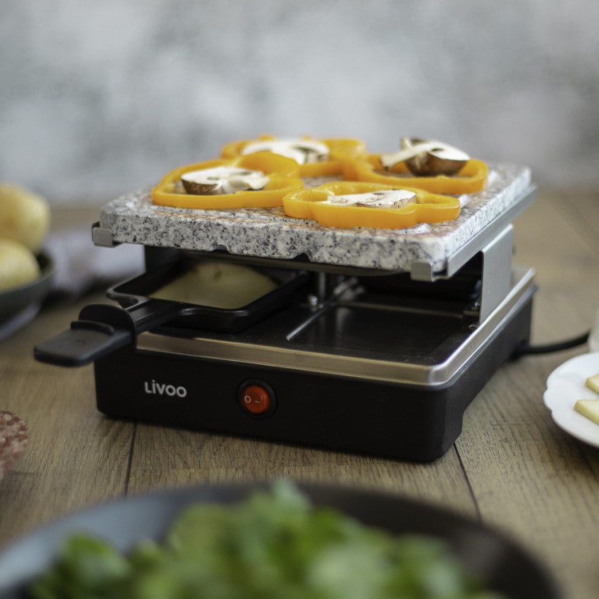 Appareil à raclette 4 personnes Livoo – noir