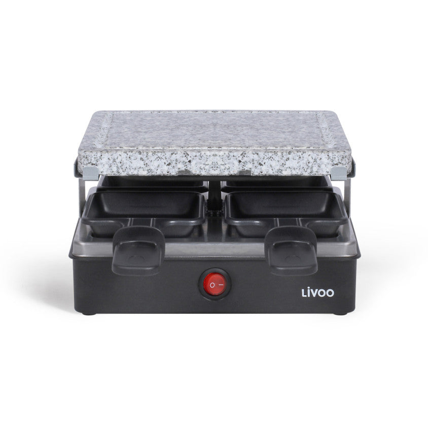 Appareil à raclette 4 personnes Livoo – noir
