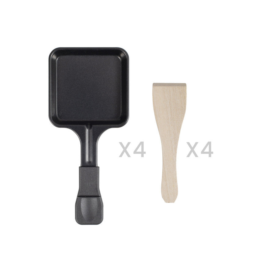 Appareil à raclette 4 personnes Livoo – noir et beige