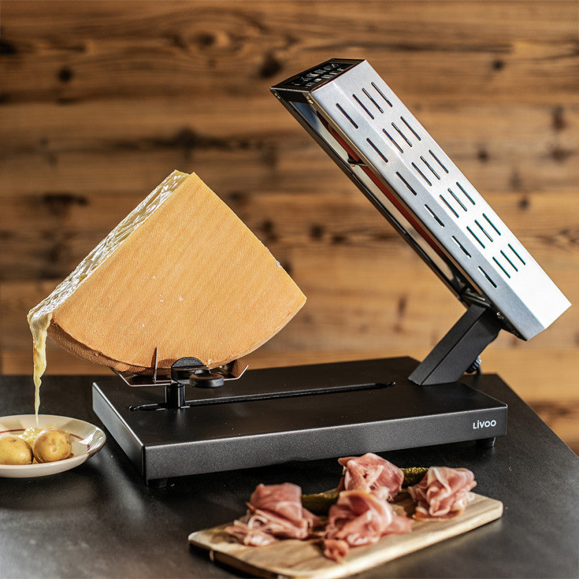 Appareil à raclette traditionnel Livoo – noir, 600 W (réf. DOC314)