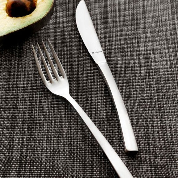 Ménagère 49 pièces Aurora - Couverts inox 18/10 avec service à salade - Coffret long Amefa