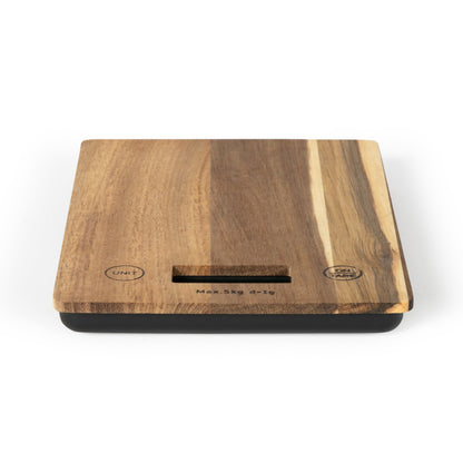 Balance de cuisine électronique en bois d'acacia Livoo