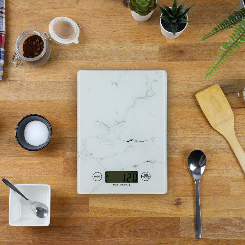 Balance de cuisine électronique Livoo – marbre et gris