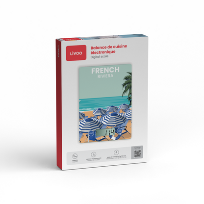 Balance de cuisine électronique Livoo – bleu