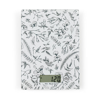 Balance de cuisine électronique Livoo – floral et noir