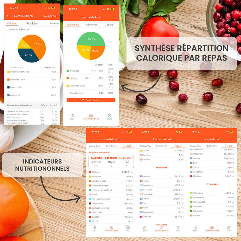 Balance de cuisine nutritionnelle connectée - Livoo x Marmiton