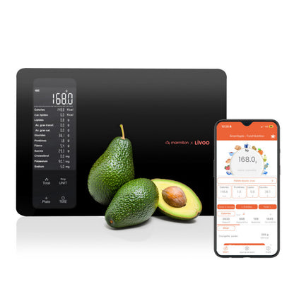 Balance de cuisine nutritionnelle connectée - Livoo x Marmiton