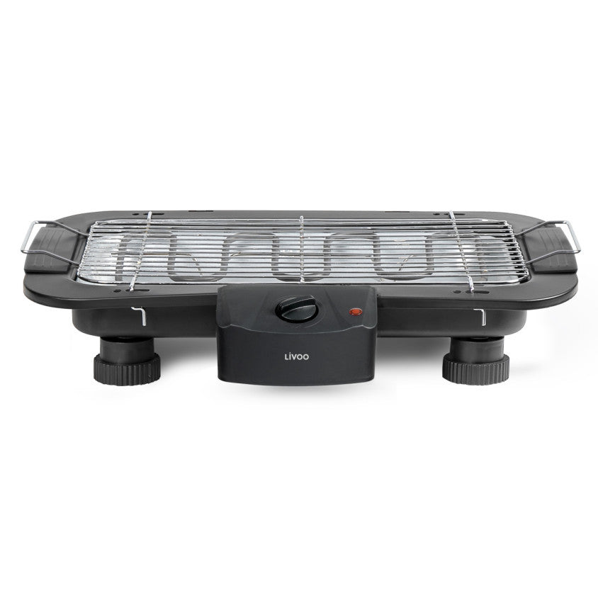 Barbecue électrique sur pieds 2 en 1 Livoo – noir, 2200 W (réf. DOM506)