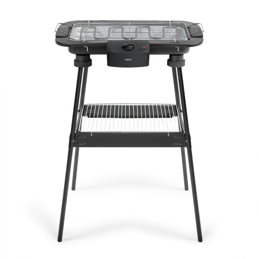 Barbecue électrique sur pieds 2 en 1 Livoo – noir, 2200 W (réf. DOM506)
